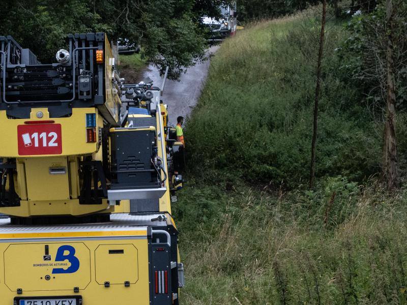 Fotos: Fallece un trabajador de la madera en Cancienes