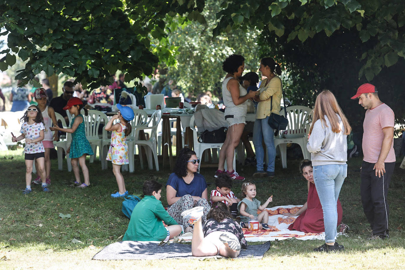 Imagen de archivo de la comida de convivencia de Castrillón. 