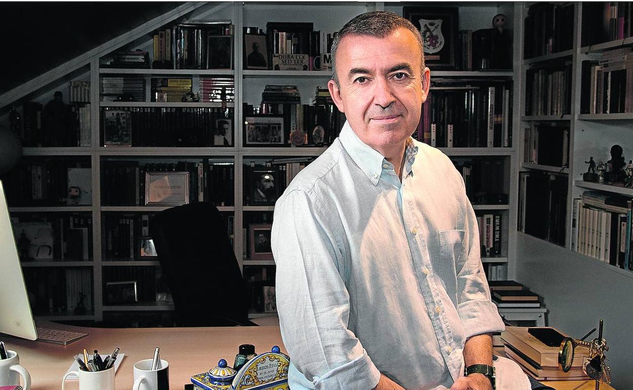 Lorenzo Silva en Illescas (Toledo), donde pasó el confinamiento junto a su familia. 