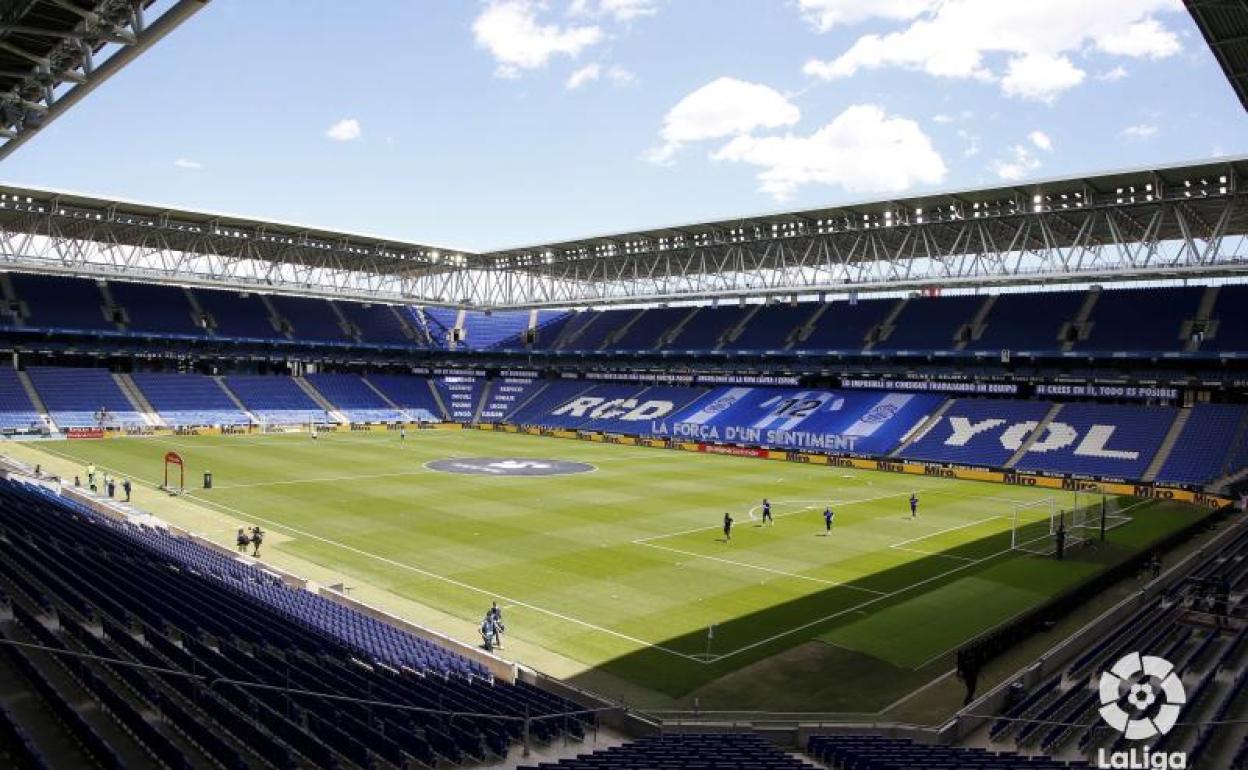 El estadio del Espanyol en Cornellà. 