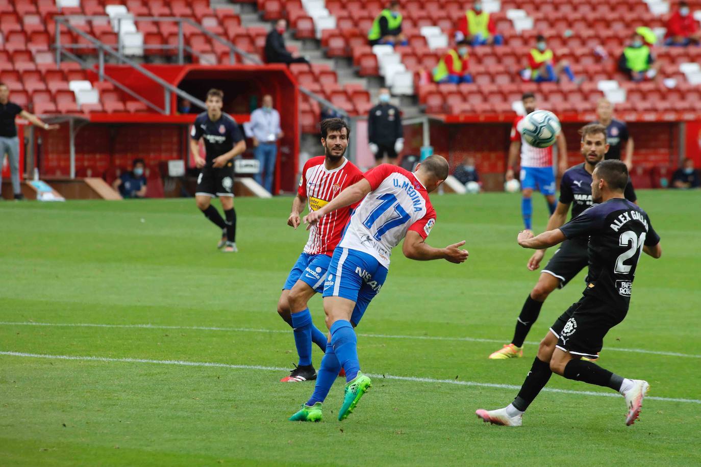 Fotos: Sporting 0-0 Girona, en imágenes