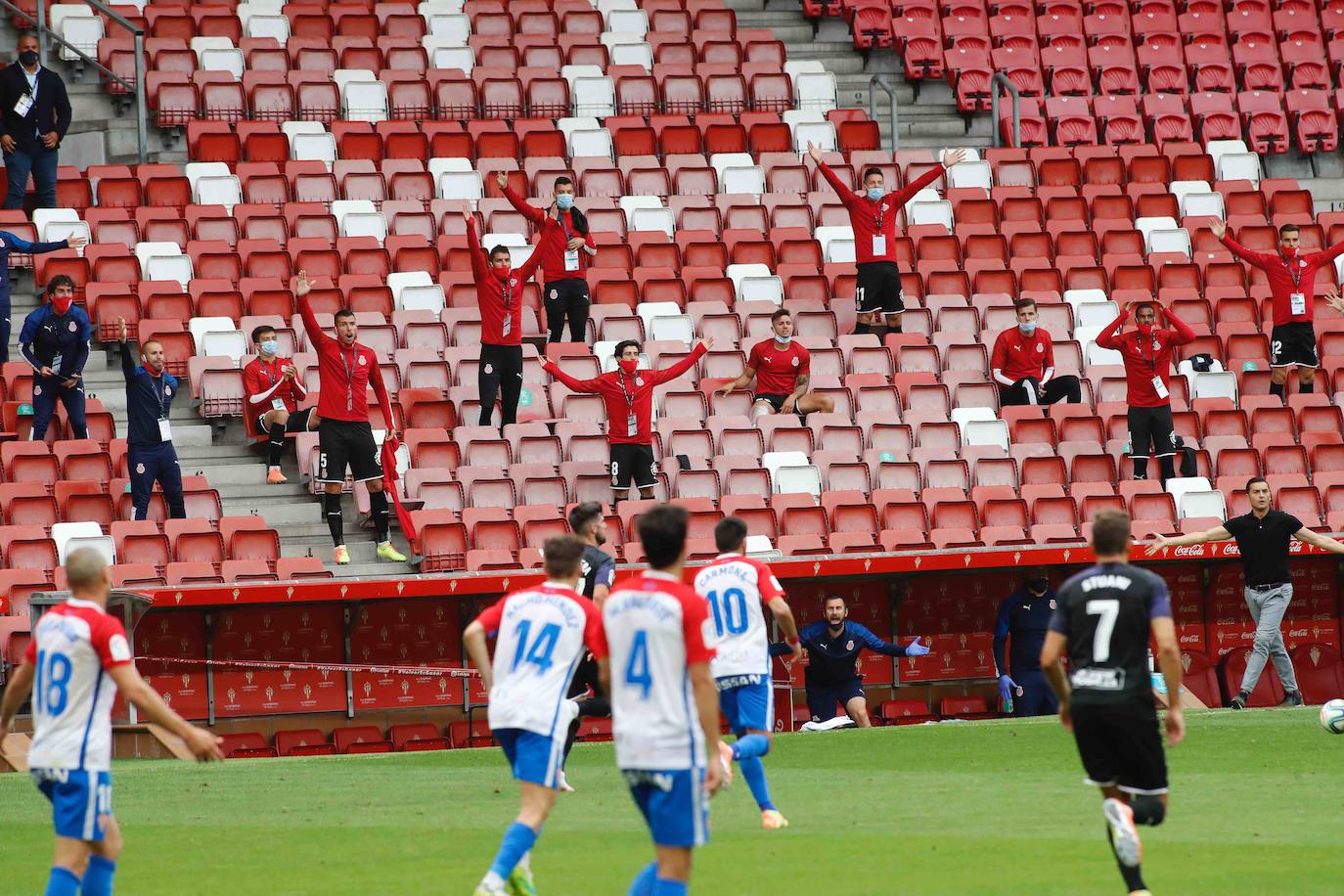 Fotos: Sporting 0-0 Girona, en imágenes