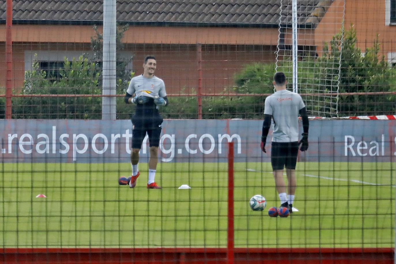 Fotos: Entrenamiento del Sporting (11-07-2020)