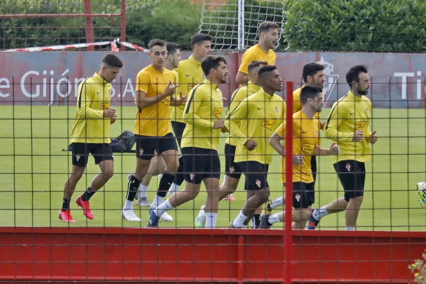 Fotos: Entrenamiento del Sporting (11-07-2020)