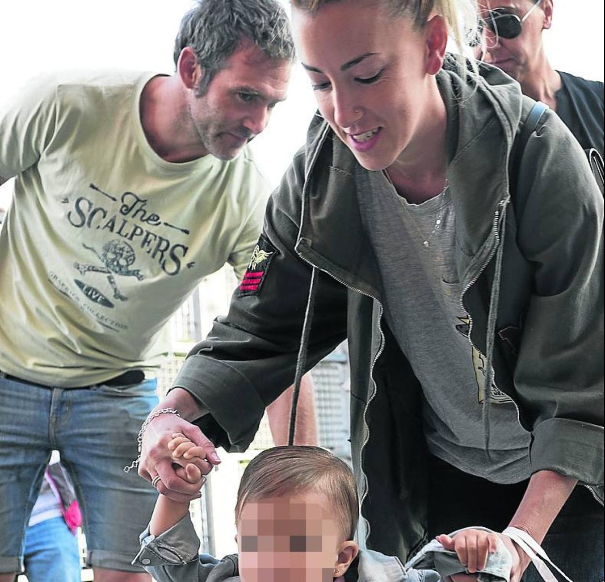 Un niño iniciando el curso en septiembre en Los Escolinos. 