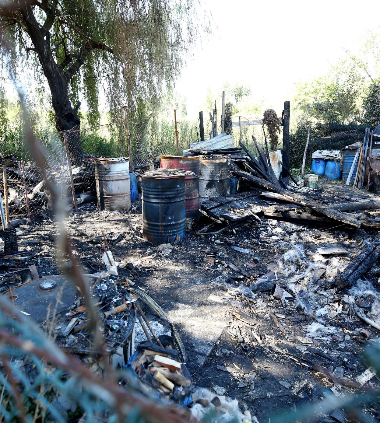 El fuego de La Malata, el día después