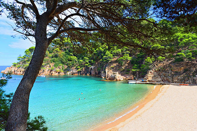 Cala de Aiguablava (Girona, Cataluña)