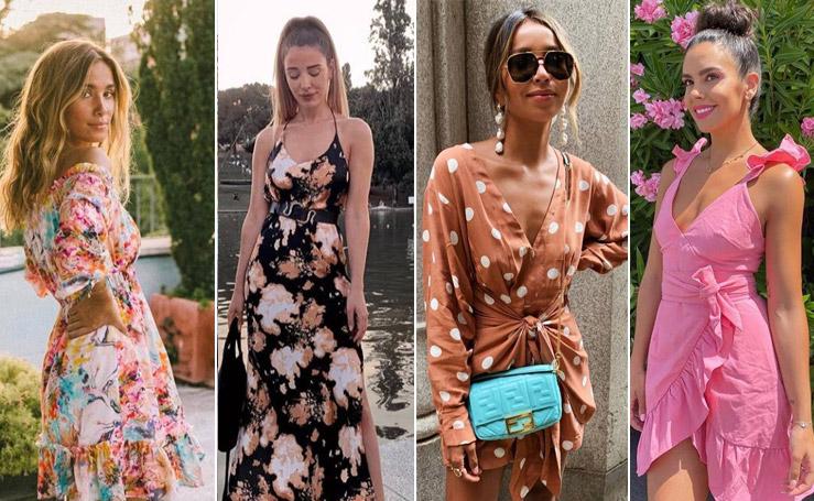 Lunares, tie-dye, flores: las influencers y famosas conquistan el verano con estos vestidos