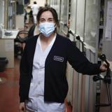 Yolanda del Moral, limpiadora del Hospital Valle del Nalón