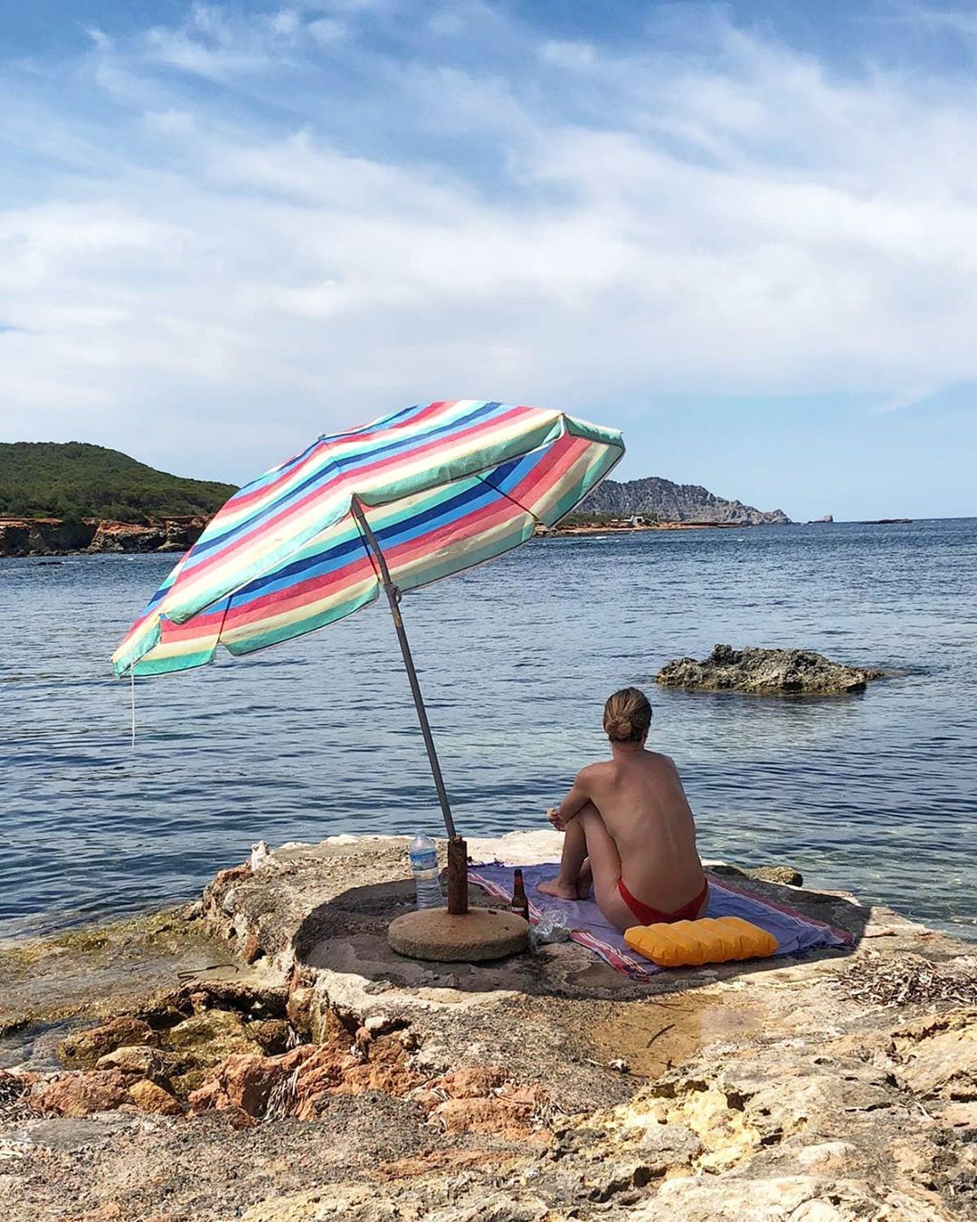 Ángela Cremonte ha estado en Ibiza.