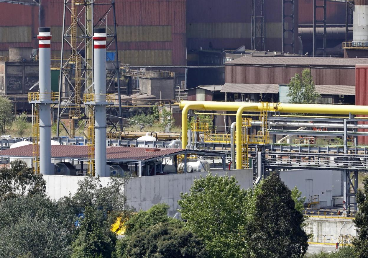 Las baterías de cok de la planta de Arcelor en Gijón sustituyen a las de Avilés. 