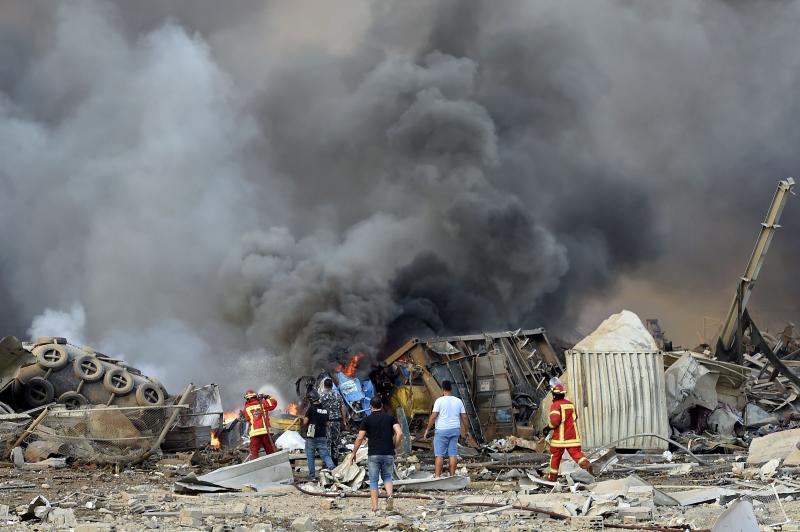 Fotos: La explosión en el puerto de Beirut, en imágenes