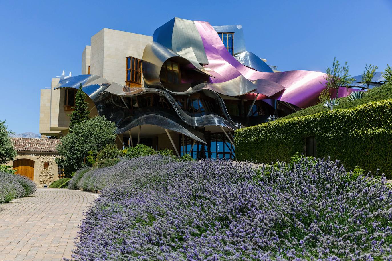 Bodegas Marqués de Riscal en Elciego, Álava. 