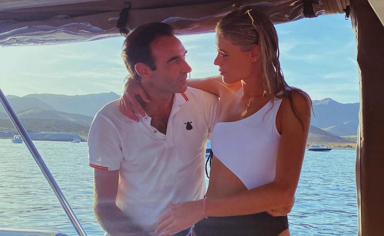 Enrique Ponce y Ana Soria, juntos. 