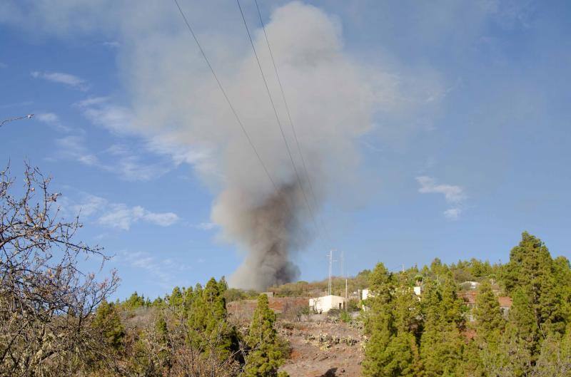 El incendio que desde el viernes afecta a la isla canaria se encuentra en fase de consolidación del perímetro, que abarca unas 1.200 hectáreas, tras una noche dura con condiciones meteorológicas adversas. Las brigadas se enfrentan este domingo a horas críticas para evitar que se reactiven los puntos calientes.