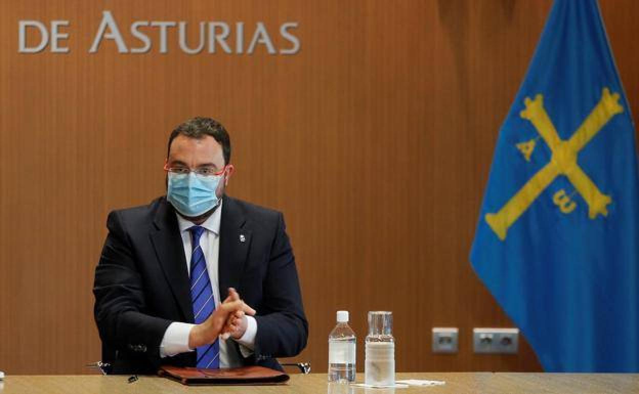 Adrián Barbón, presidente del Principado.