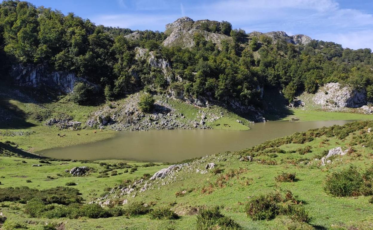 El tercero de los Lagos de Covadonga.