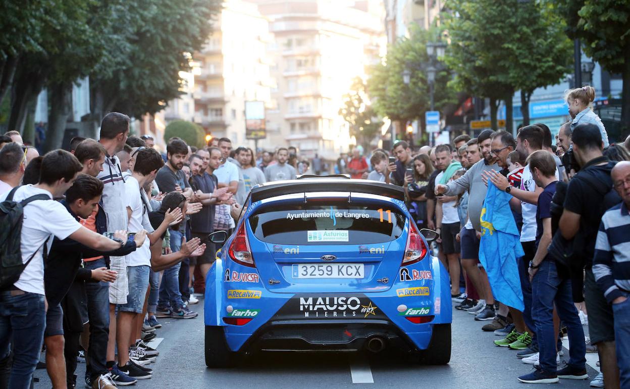 La última edición del Rally, por las calles de Oviedo. 