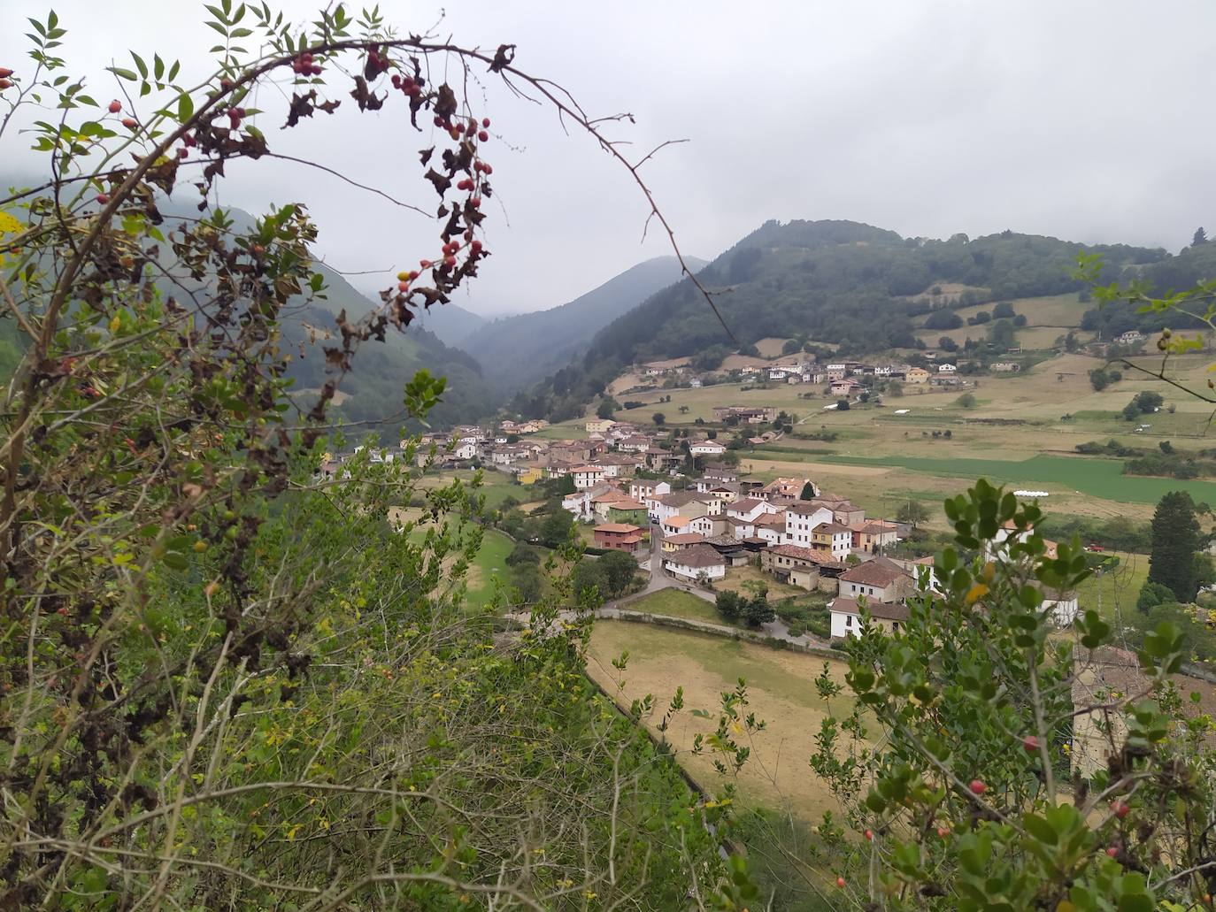 La pequeña localidad tinetense de Tuña fue reconocida como Pueblo Ejemplar de Asturias en el año 2000.