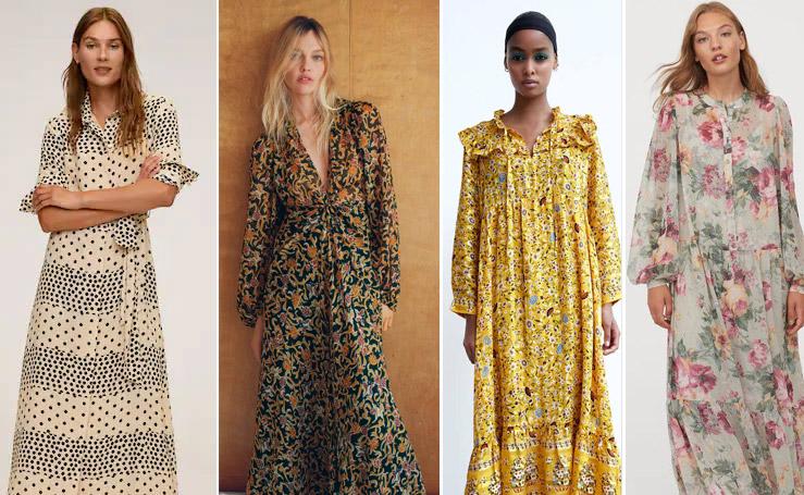 20 vestidos midi estampados que no querrás dejar de lucir este este otoño