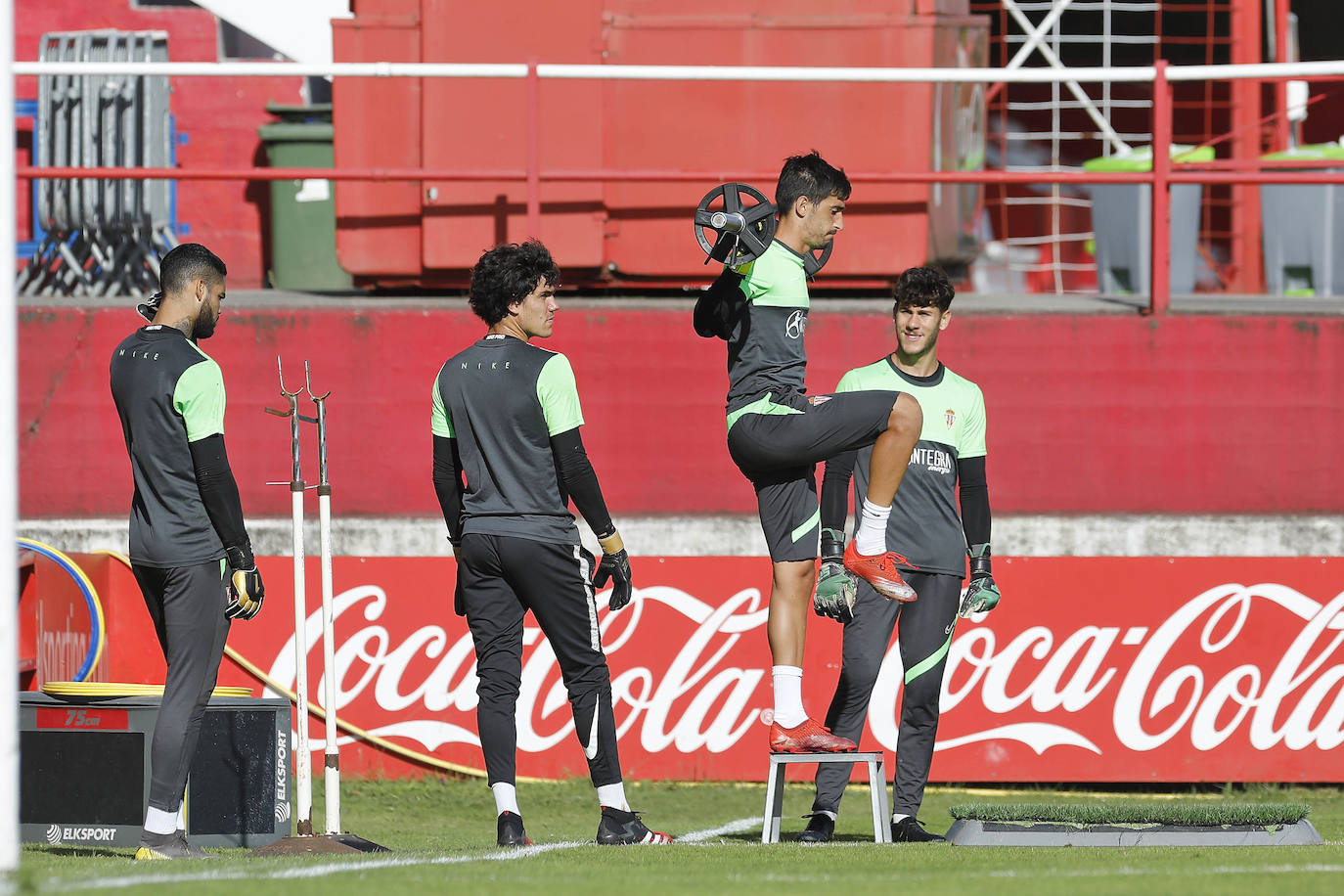 Fotos: Entrenamiento del Sporting (08-09-2020)