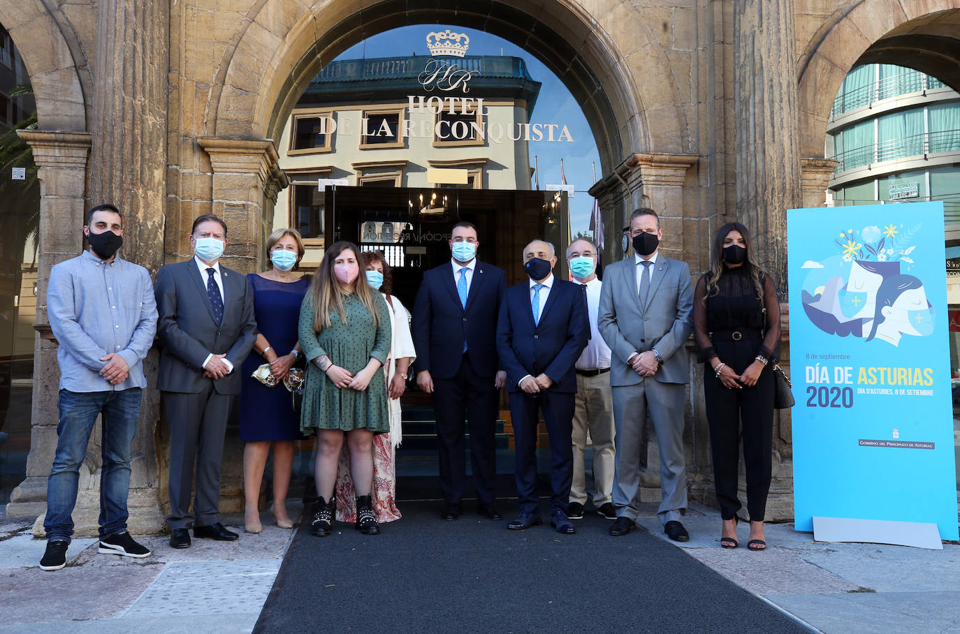 «Sería una falta de respeto que este 8 de septiembre nos comportásemos como si no pasara nada», reconoce el presidente del Principado en un acto institucional del Día de Asturias que, marcado por la pandemia, «quebró una tradición de décadas», la de la entrega de las Medallas del Principado.