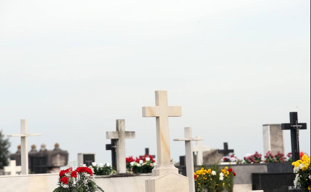 Imagen de un cementerio asturiano. 