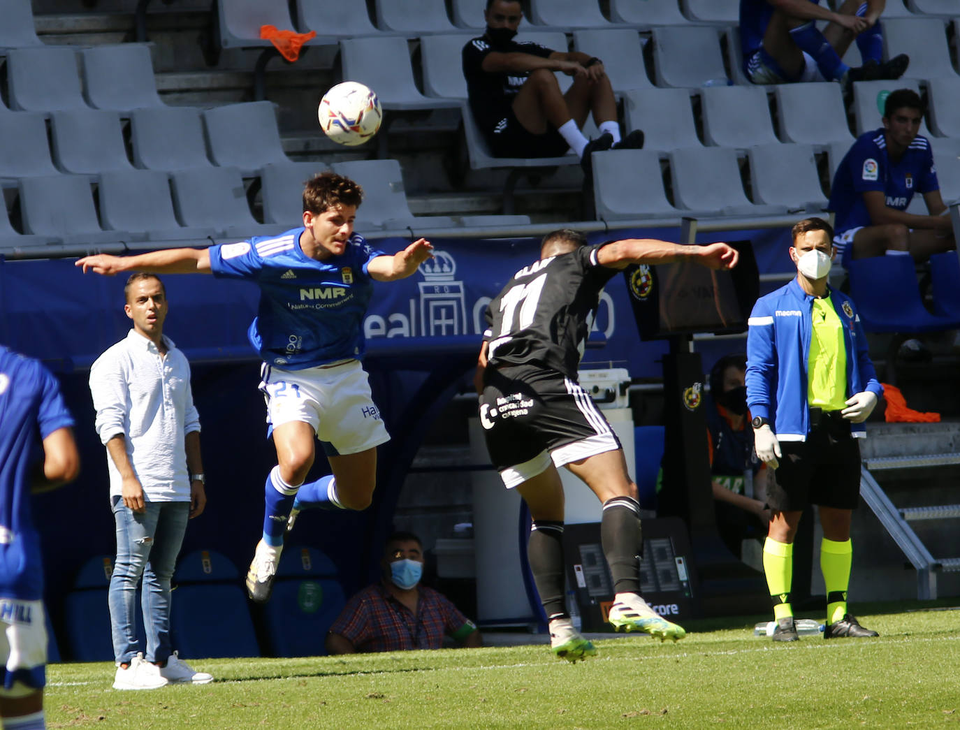 Los azules empataron ante el Cartagena en su estreno, después de fallar muchas ocasiones