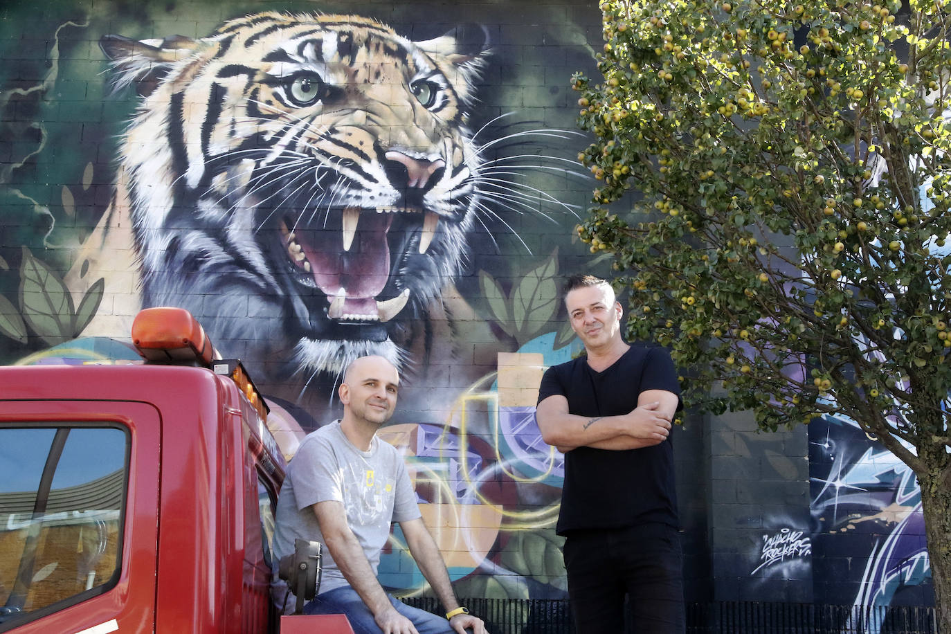 José Fermín y Luismi Fernández, del grupo Assia.