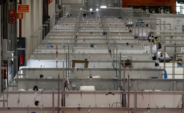Madrid valora reabrir el hospital de Ifema ante el aumento de ingresos en UCI