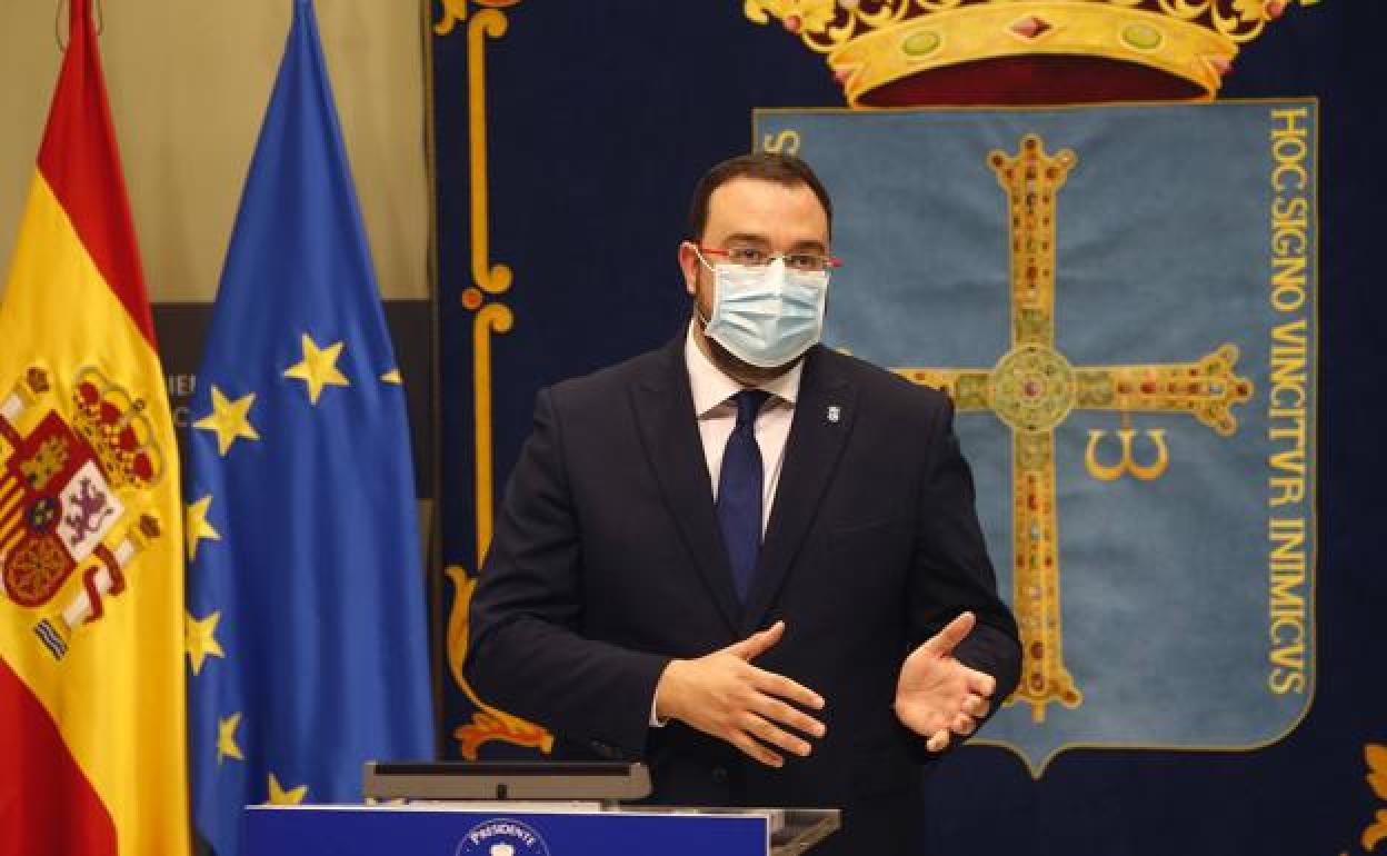 Adrián Barbón, presidente del Principado.