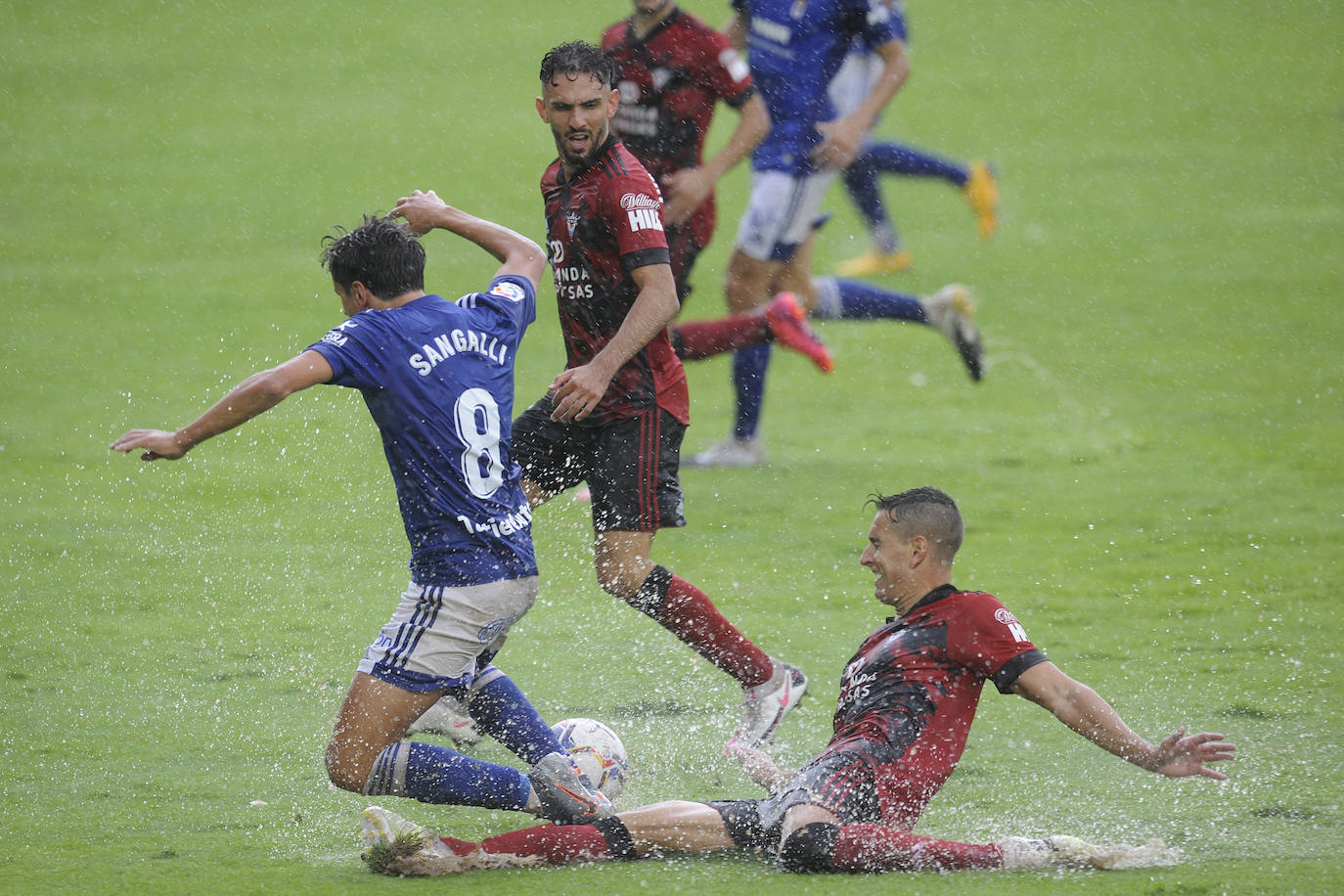 Fotos: Mirandés 1-1 Real Oviedo, en imágenes