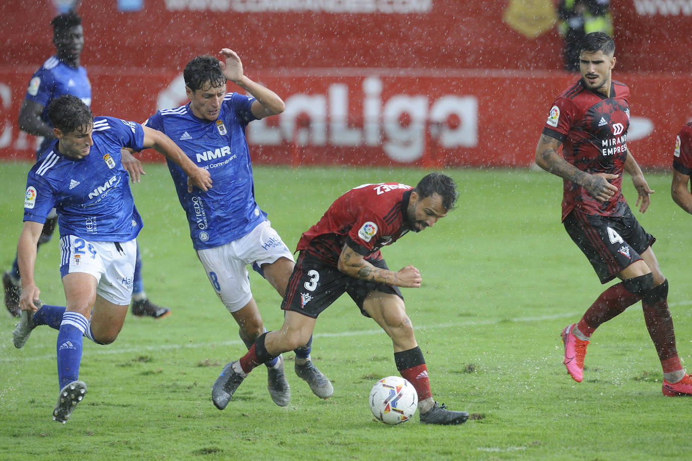 Fotos: Mirandés 1-1 Real Oviedo, en imágenes