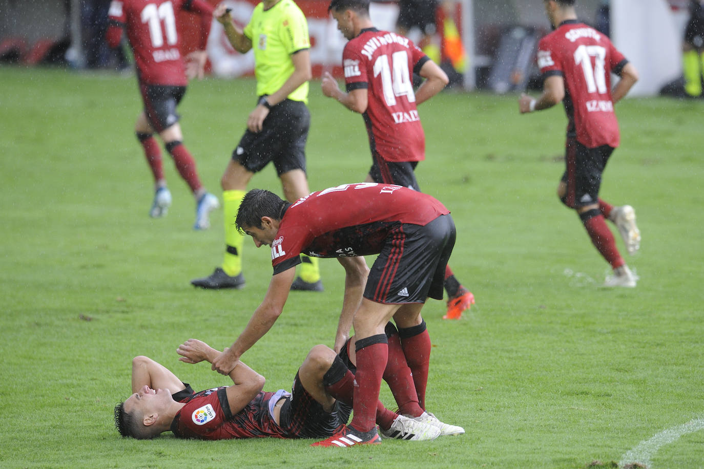 Fotos: Mirandés 1-1 Real Oviedo, en imágenes