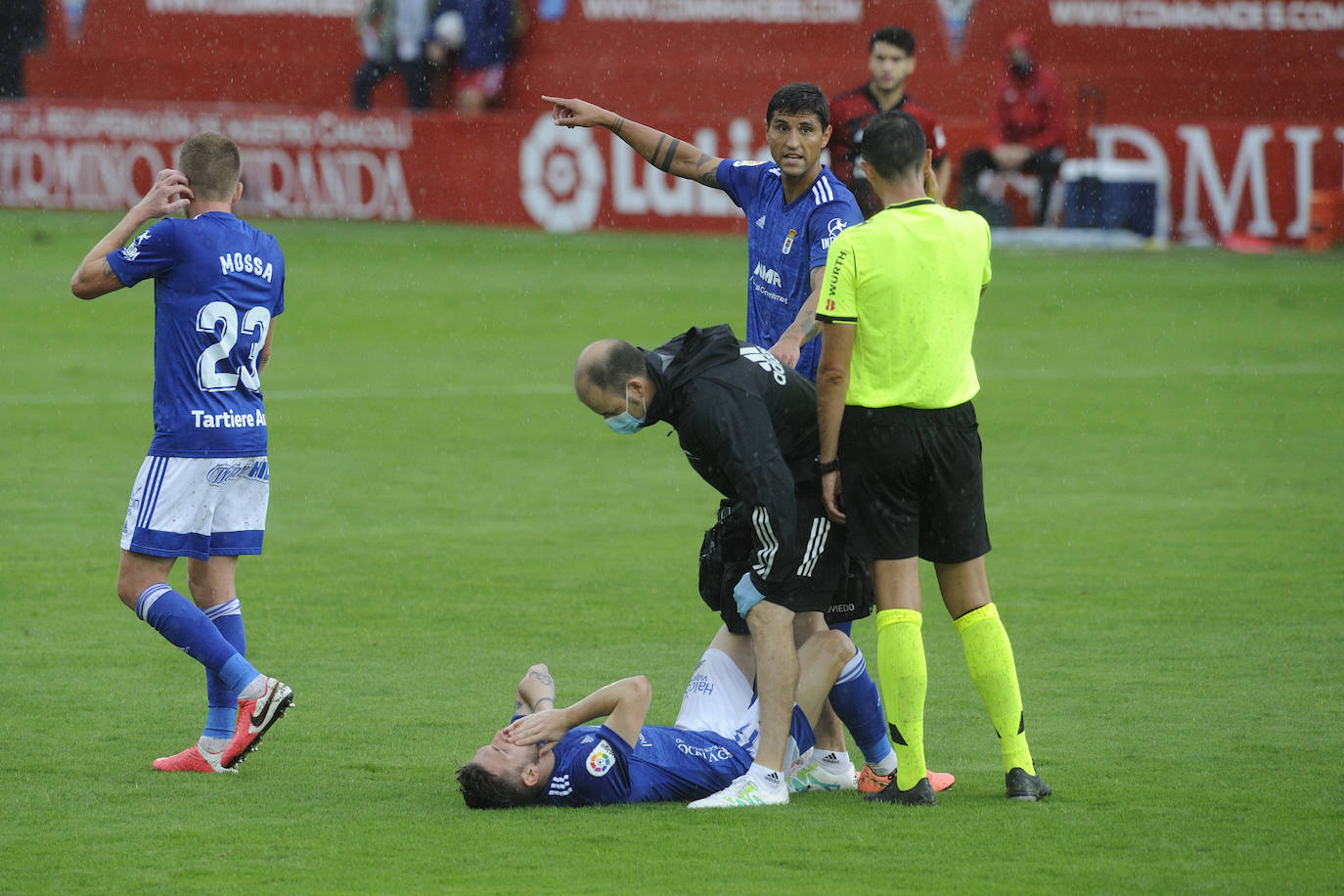 Fotos: Mirandés 1-1 Real Oviedo, en imágenes