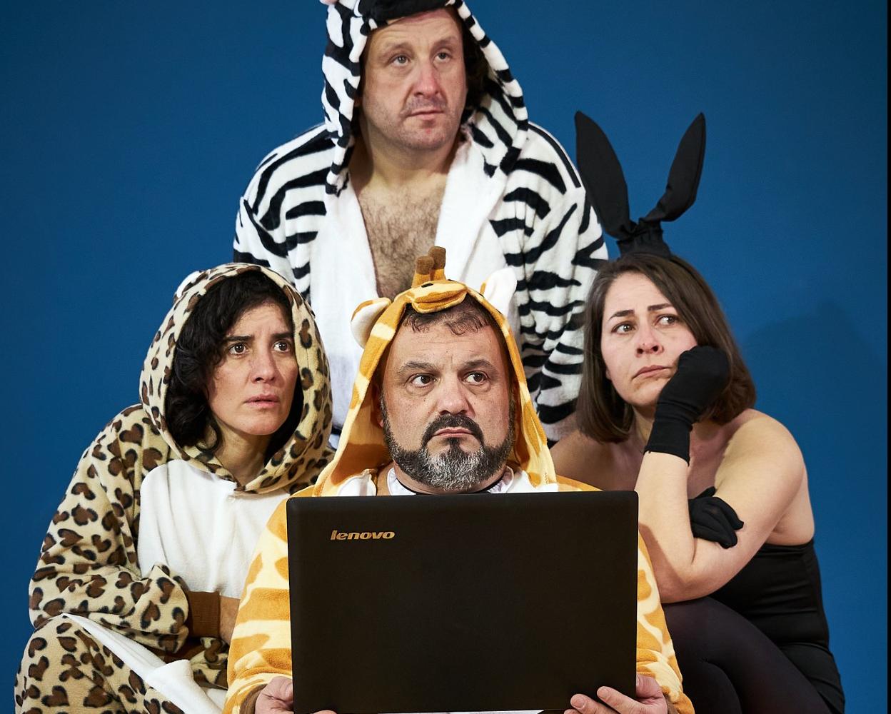 Anacelia Álvarez, Sandro Cordero, Cristina Lorenzo y Roca Suárez. 