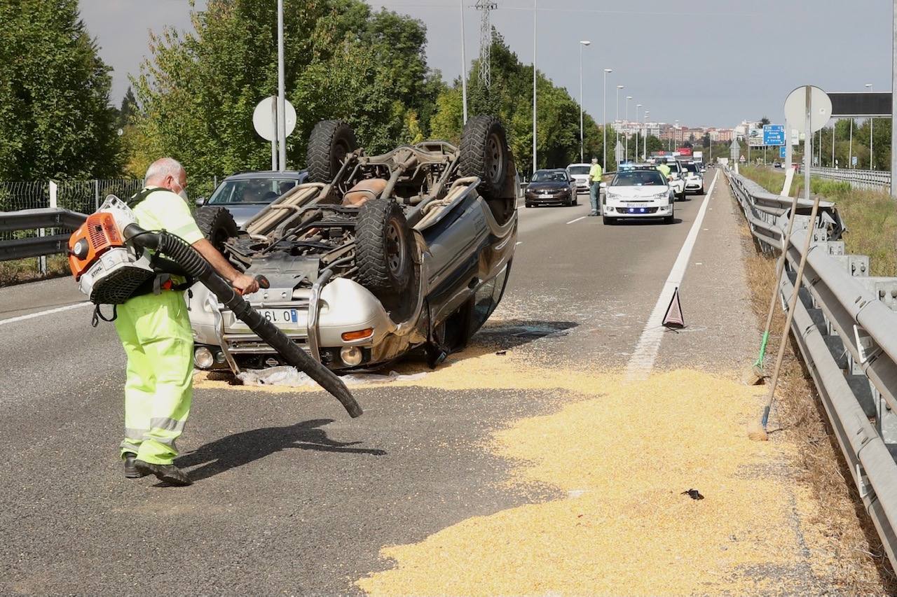 Son dos los vehículos implicados en el accidente