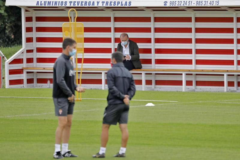 Los rojiblancos han entreado este martes para preparar el encuentro del sábado contra el Ginora en El Molinón, donde los sportinguistas lucharán por conseguir la tercera victoria de la temporada. 