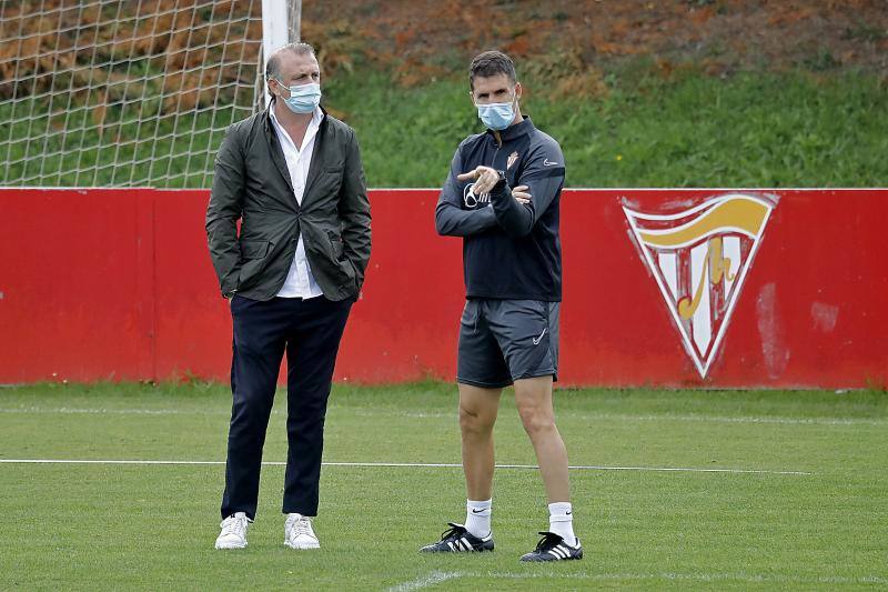 Los rojiblancos han entreado este martes para preparar el encuentro del sábado contra el Ginora en El Molinón, donde los sportinguistas lucharán por conseguir la tercera victoria de la temporada. 