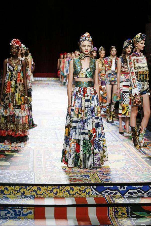 Fotos: Dolce&amp;Gabbana y su patchwork de azulejos sicilianos