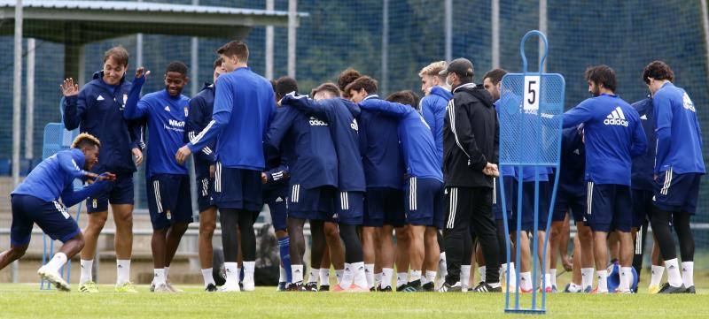 Los azules han entrenado este jueves a las órdenes de Ziganda para preparar el partido de este sábado ante el Albacete. 