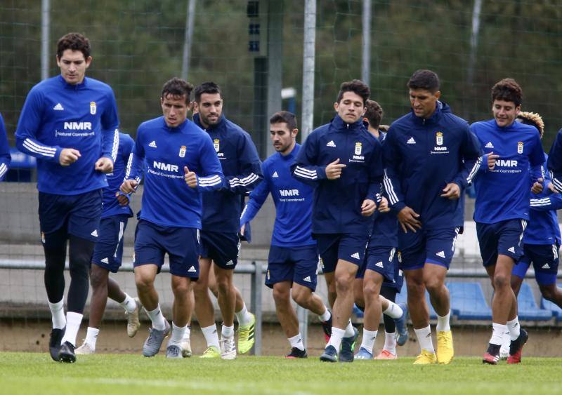 Los azules han entrenado este jueves a las órdenes de Ziganda para preparar el partido de este sábado ante el Albacete. 