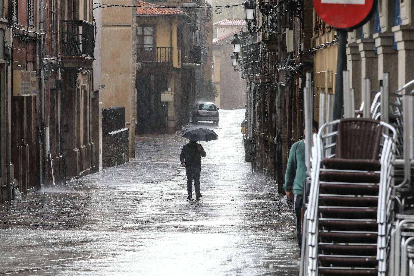 Asturias, en aviso por lluvia, viento y oleaje
