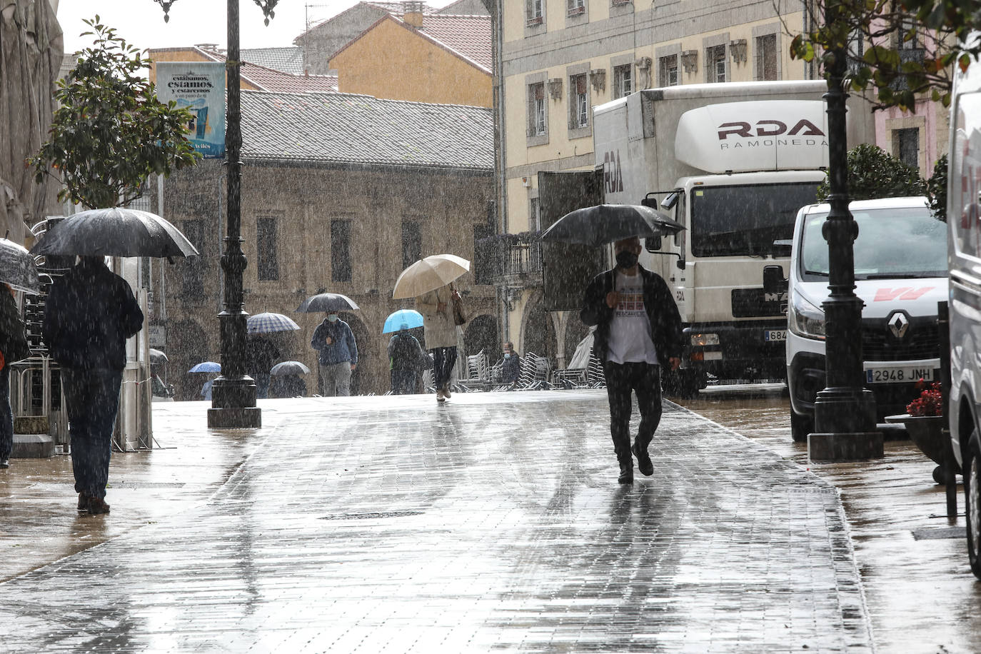 Asturias, en aviso por lluvia, viento y oleaje