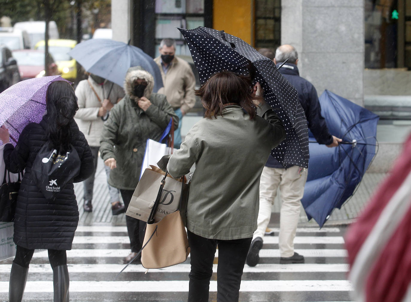 Asturias, en aviso por lluvia, viento y oleaje
