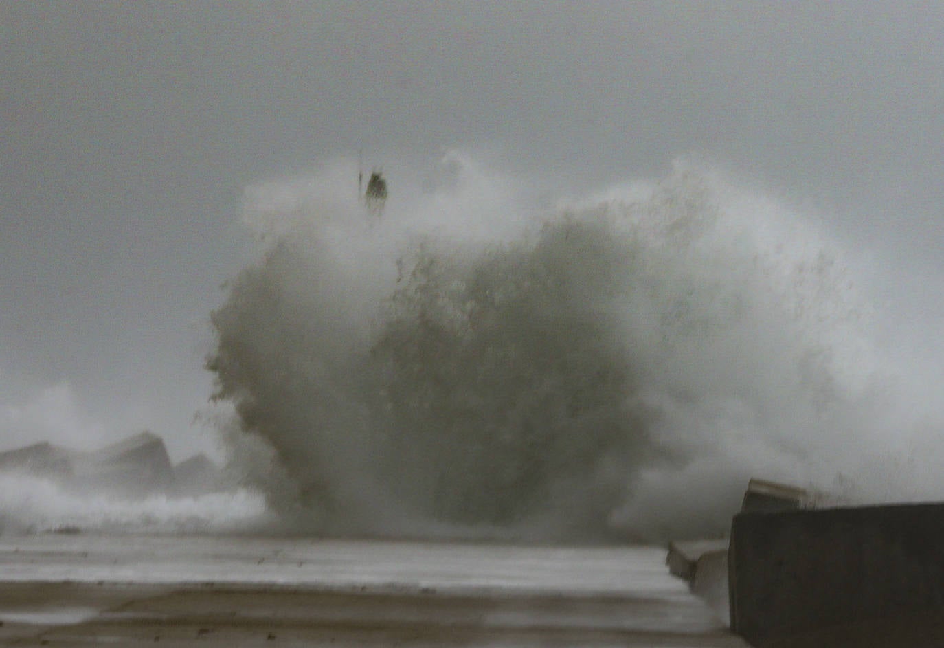 Asturias, en aviso por lluvia, viento y oleaje