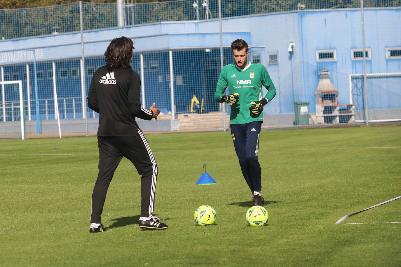 Los azules ya han comenzado a preparar el derbi asturiano, que se disputa este fin de semana. 