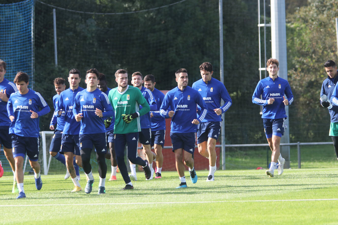 Los azules ya han comenzado a preparar el derbi asturiano, que se disputa este fin de semana. 