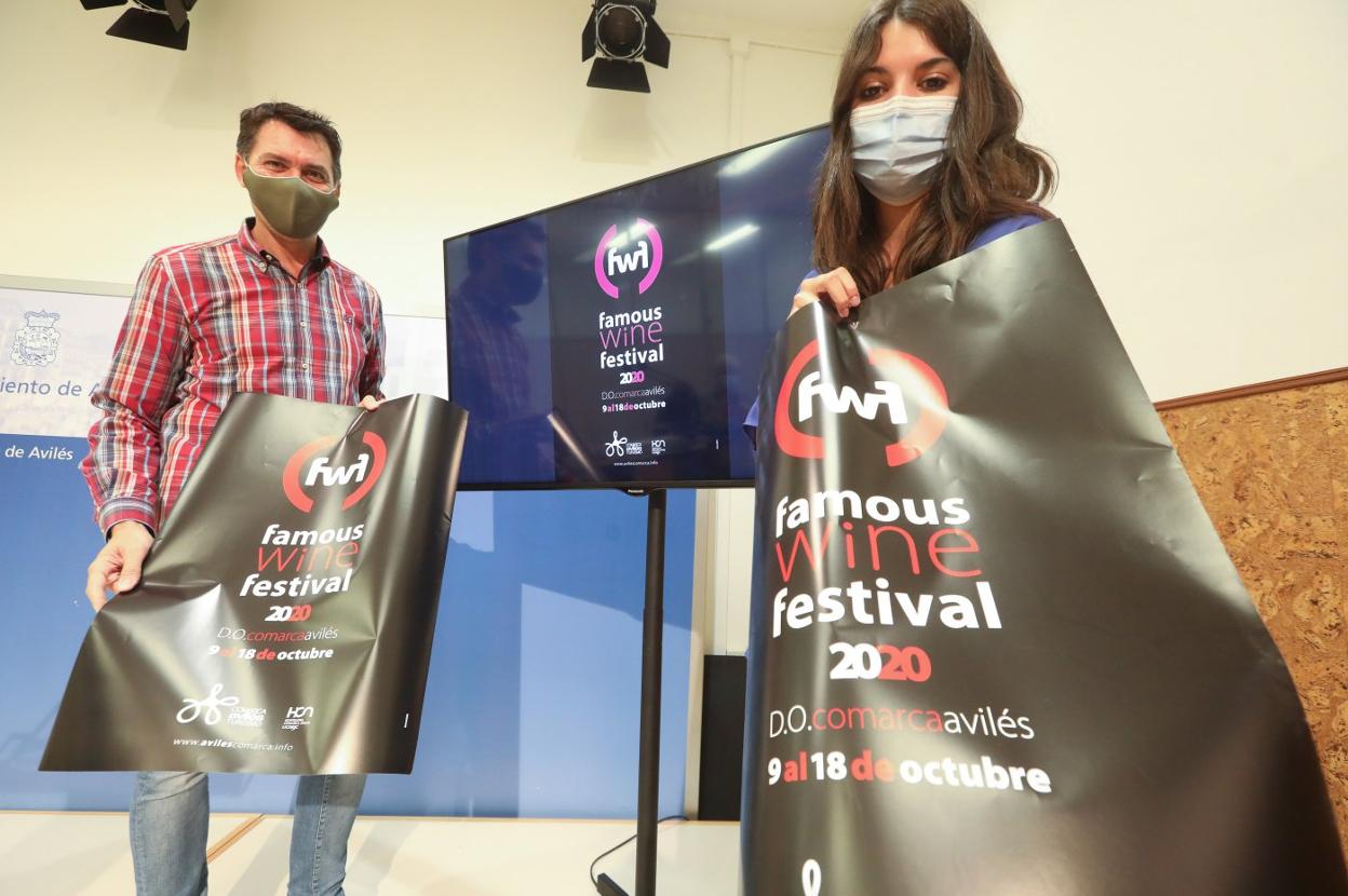 David Fernández y Raquel Ruiz, en la presentación del certamen. 