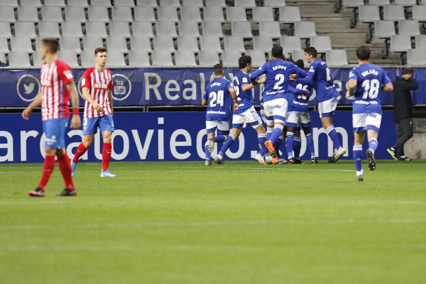 Fotos: Las mejores imágenes del derbi asturiano. Oviedo - Sporting